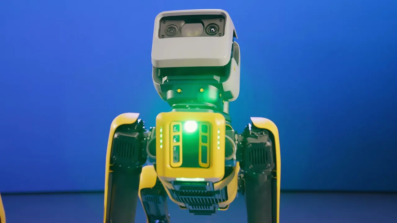 Boston Dynamics Spot robot performing autonomous industrial inspection
